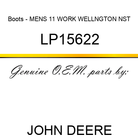 Boots - MENS 11 WORK WELLNGTON NST LP15622