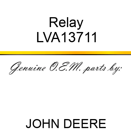 Relay LVA13711