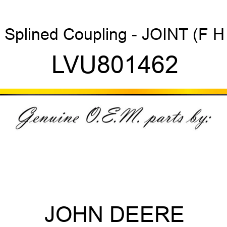 Splined Coupling - JOINT (F H LVU801462