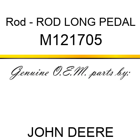 Rod - ROD, LONG PEDAL M121705