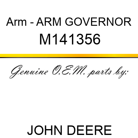 Arm - ARM, GOVERNOR M141356