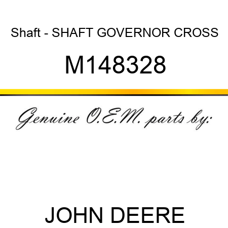 Shaft - SHAFT, GOVERNOR CROSS M148328