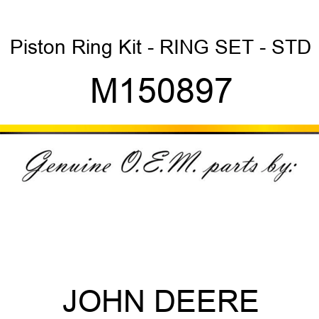 Piston Ring Kit - RING SET - STD M150897