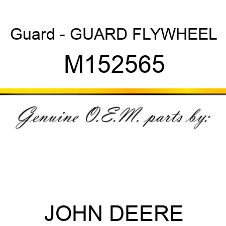 Guard - GUARD, FLYWHEEL M152565