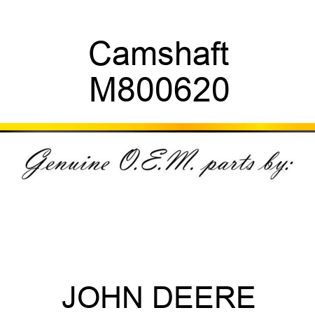 Camshaft M800620