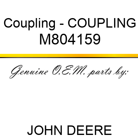 Coupling - COUPLING M804159