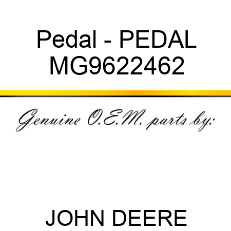 Pedal - PEDAL MG9622462