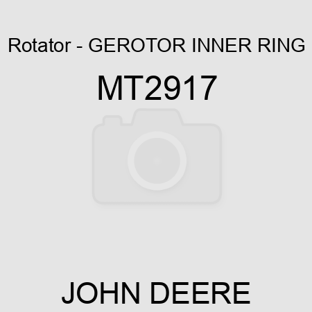 Rotator - GEROTOR, INNER RING MT2917