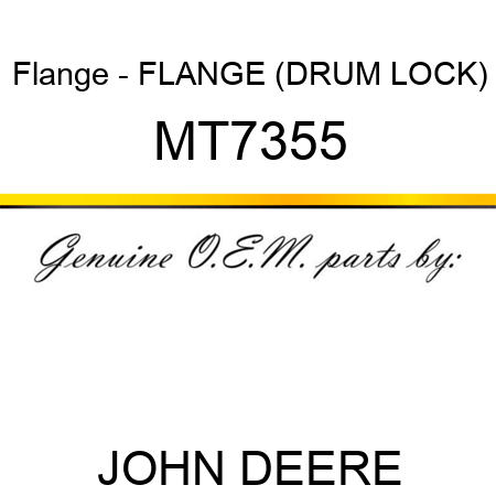 Flange - FLANGE (DRUM LOCK) MT7355