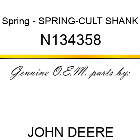 Spring - SPRING-CULT SHANK N134358