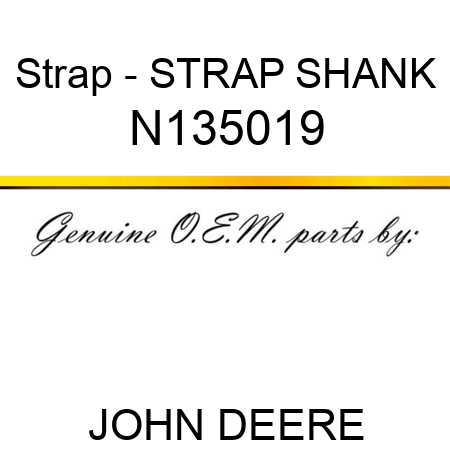 Strap - STRAP SHANK N135019