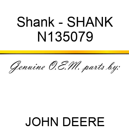 Shank - SHANK N135079