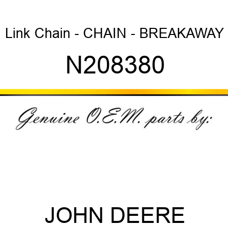 Link Chain - CHAIN - BREAKAWAY N208380
