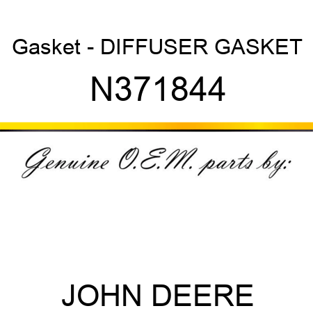 Gasket - DIFFUSER GASKET N371844