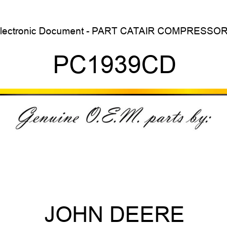 Electronic Document - PART CAT,AIR COMPRESSORS PC1939CD