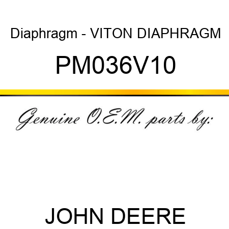 Diaphragm - VITON DIAPHRAGM PM036V10