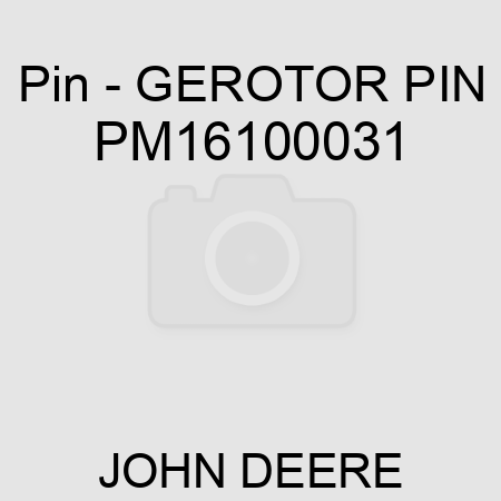 Pin - GEROTOR PIN PM16100031