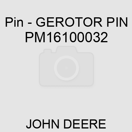Pin - GEROTOR PIN PM16100032
