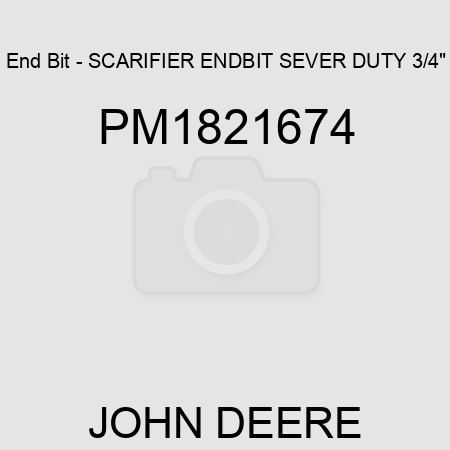 End Bit - SCARIFIER ENDBIT, SEVER DUTY, 3/4