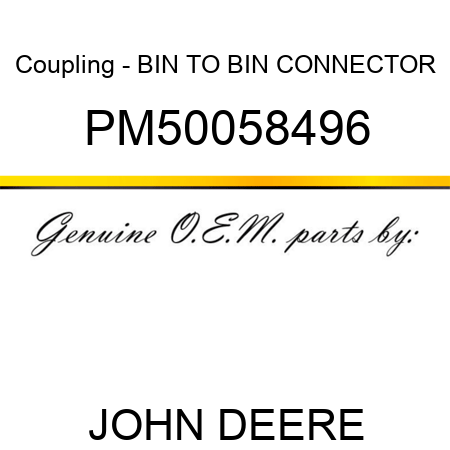 Coupling - BIN TO BIN CONNECTOR PM50058496