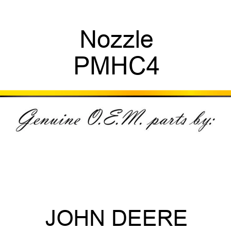 Nozzle PMHC4