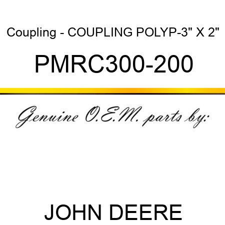 Coupling - COUPLING POLYP-3