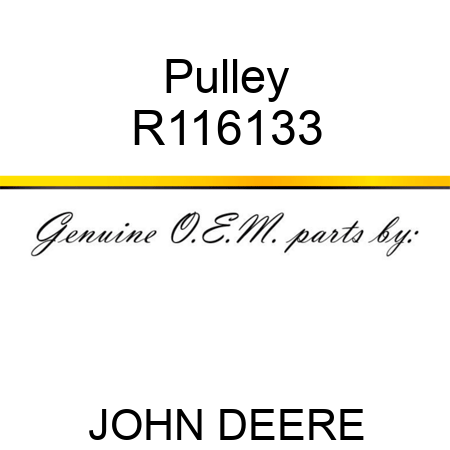 Pulley R116133
