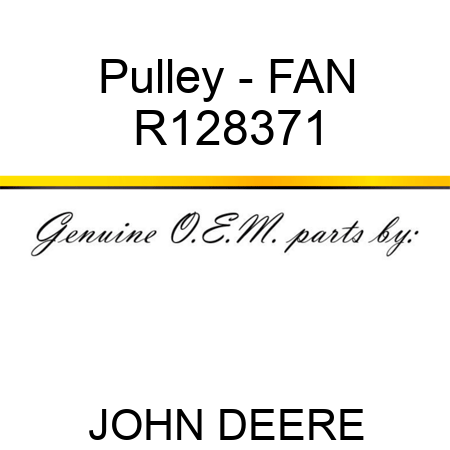 Pulley - FAN R128371