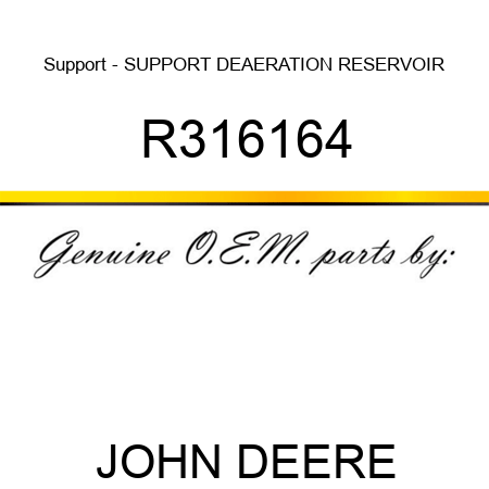 Support - SUPPORT, DEAERATION RESERVOIR R316164