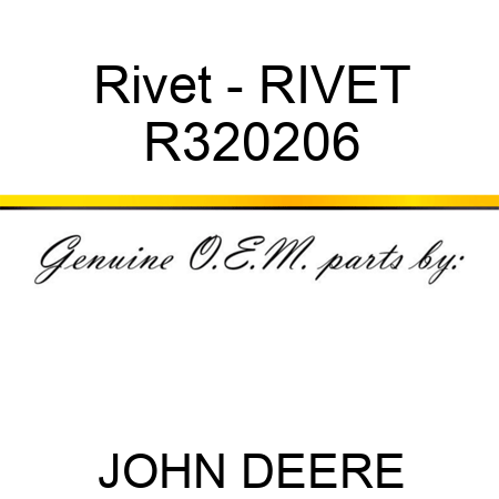 Rivet - RIVET R320206