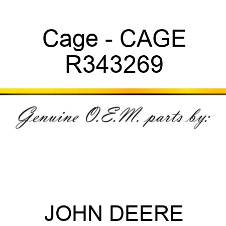 Cage - CAGE R343269