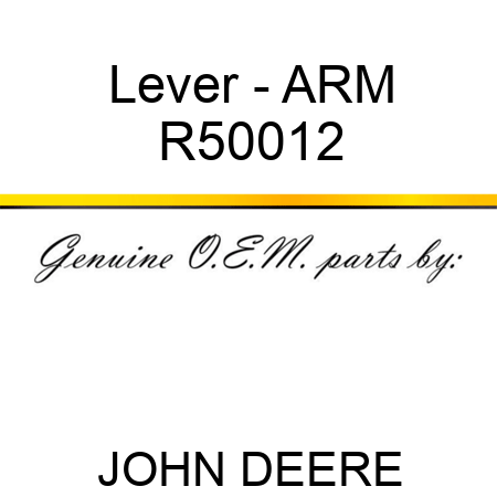 Lever - ARM R50012