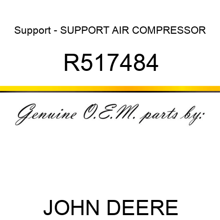 Support - SUPPORT, AIR COMPRESSOR R517484