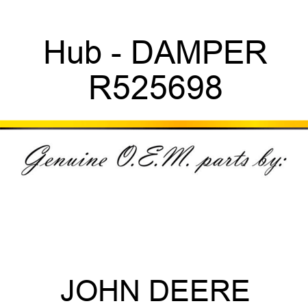 Hub - DAMPER R525698