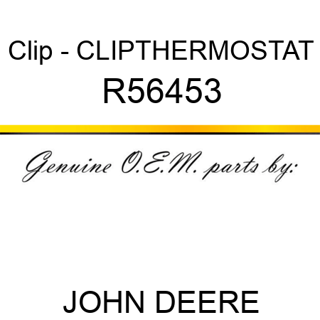 Clip - CLIP,THERMOSTAT R56453