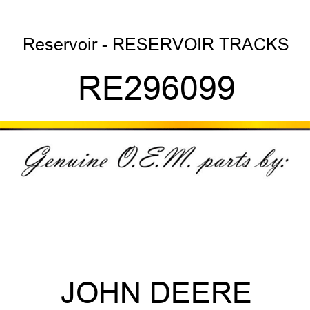 Reservoir - RESERVOIR, TRACKS RE296099