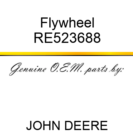 Flywheel RE523688