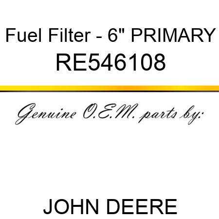Fuel Filter - 6