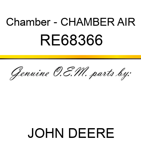 Chamber - CHAMBER, AIR RE68366