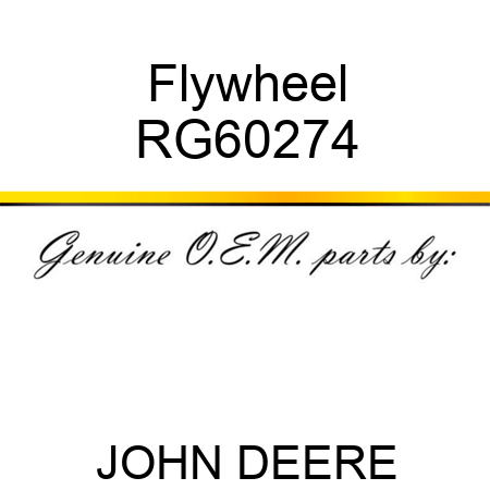 Flywheel RG60274