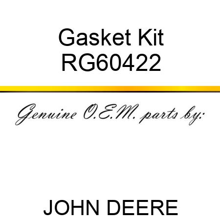 Gasket Kit RG60422