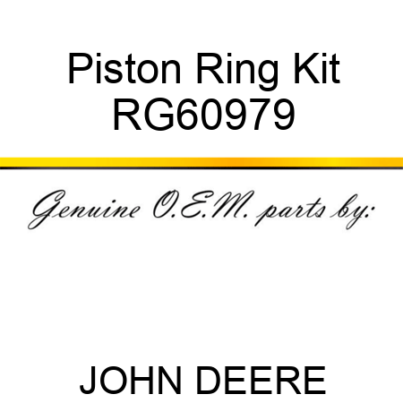 Piston Ring Kit RG60979