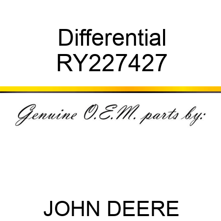 Differential RY227427