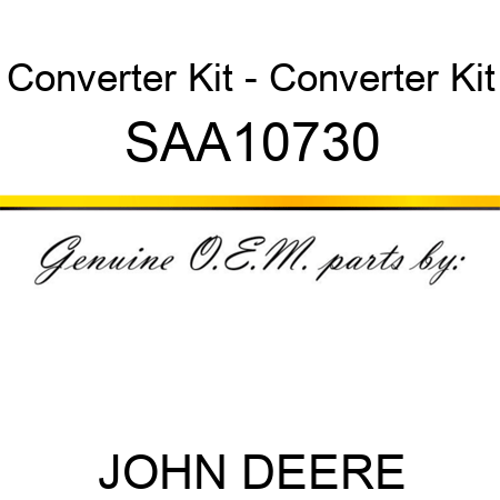 Converter Kit - Converter Kit SAA10730