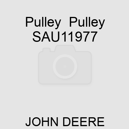 Pulley  Pulley SAU11977