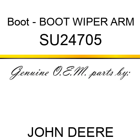 Boot - BOOT, WIPER ARM SU24705