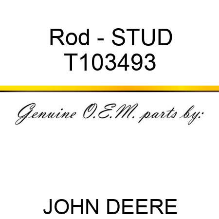 Rod - STUD T103493