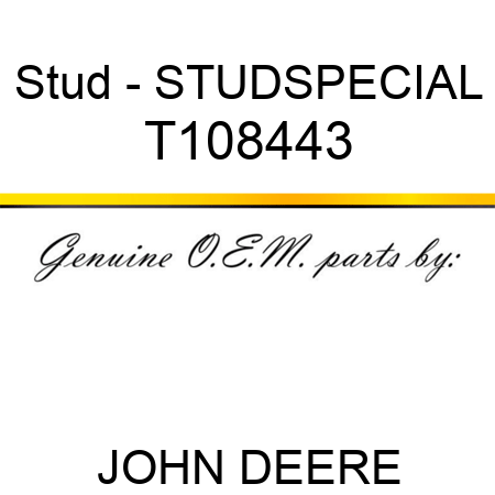Stud - STUD,SPECIAL T108443