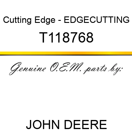 Cutting Edge - EDGE,CUTTING T118768