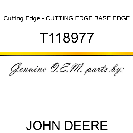 Cutting Edge - CUTTING EDGE, BASE EDGE T118977